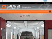 Tablet Screenshot of laflammeairlibre.com